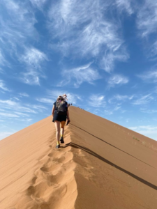 Desert and beach buggy riding route near Agadir