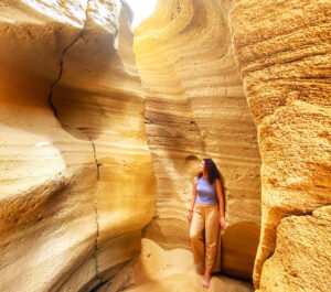 Timlalin dunes and canyon near Agadir