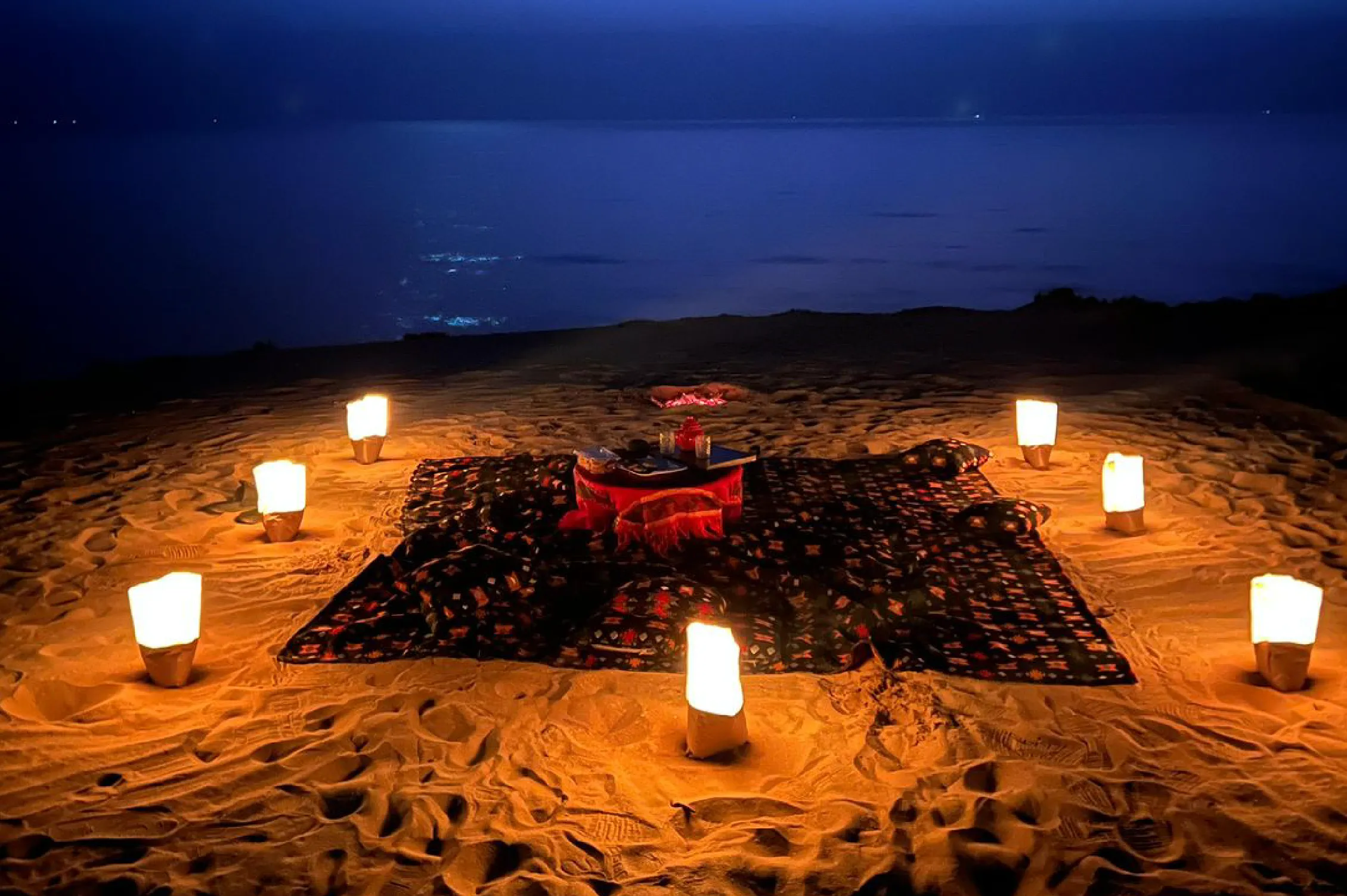 Golden dunes for sandboarding near Agadir